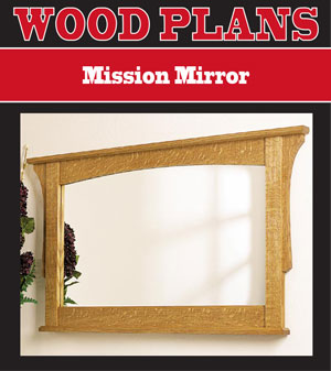 Mission Mirror Woodworking Plan